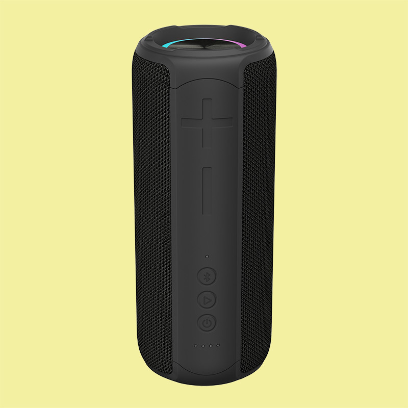Máy phát thanh Bluetooth portable LED Light với TPU ABS Textile 10W * 2 Output cho TWS Pairing và Hands Free Calling