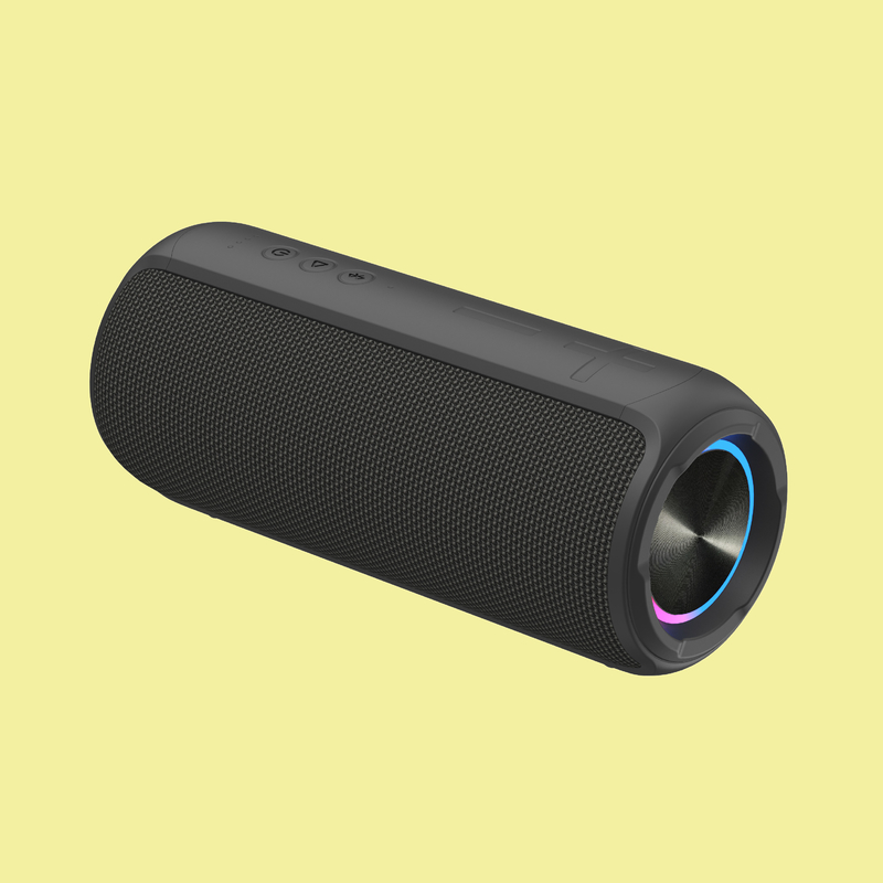 Máy phát thanh Bluetooth portable LED Light với TPU ABS Textile 10W * 2 Output cho TWS Pairing và Hands Free Calling