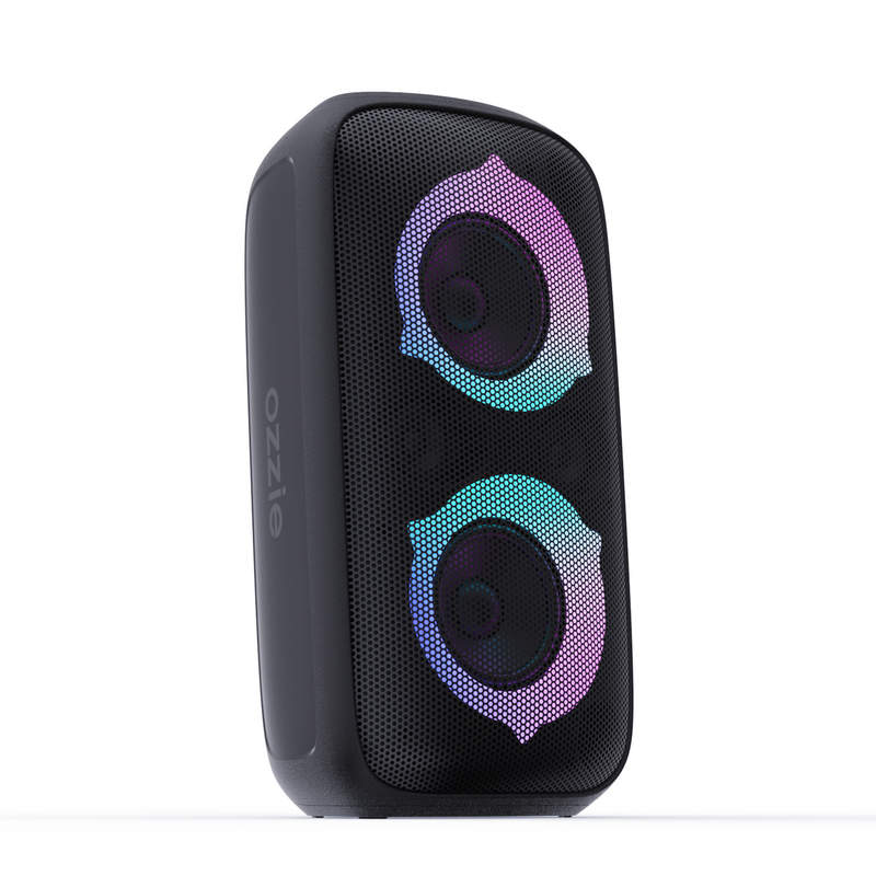 IPX4 Loa bên không thấm nước ngoài trời Siêu trầm 60W Màu đen