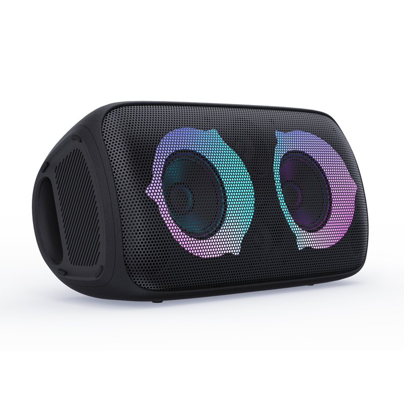60W LED Nhẹ Loa Bluetooth Bass nặng Bluetooth 5.0 với ánh sáng đầy màu sắc RGB